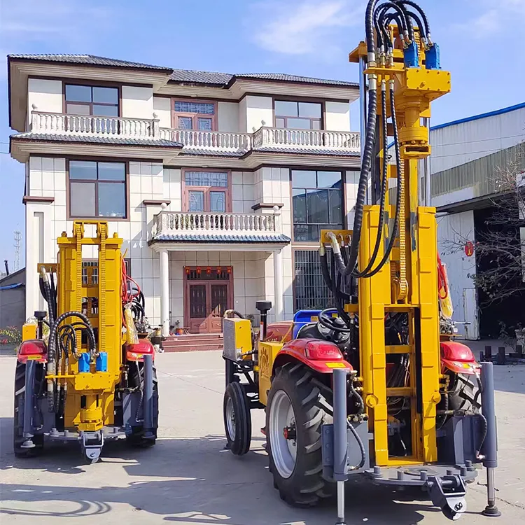 Crawler Mounted Dth Drilling Rig 200M Small Water Drilling Machine