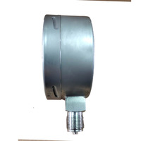 HUBEN YNTP-60BF-MC Diaphragm Pressure Gauge 2 1/2" Dial with 304 Stainless Steel Case Liquid-Filled 0.1MPa Measurement Range