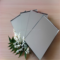 Feuille de miroir argentée sur mesure 3mm 4mm 5mm 6mm, feuille de miroir en verre aluminium à double revêtement