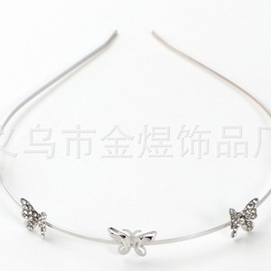 Butterfly <b>Headband</b> <b>Thin</b> Metal Hair Accessory Summer Casual Headdress HB006 - Product Image 3