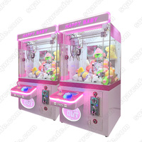 Machine de jeu d'arcade à monnayeur Shuangqu Mini, type grue à peluches et bonbons, avec accepteur de billets, vente en gros d'usine, 35kg