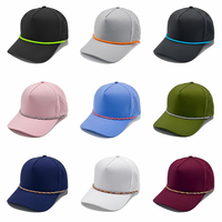 Casquette de baseball X&K personnalisée respirante blanche et vert olive imperméable avec logo brodé, patch tissé, trou découpé au laser et corde, idéale pour le golf