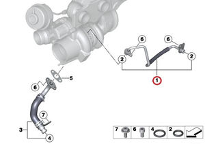 ท่อไอเสียรถยนต์เทอร์โบชาร์จเจอร์11428626652<span class=keywords><strong>รถ</strong></span>ยนต์ tanfuer สีดำท่อทางเข้าน้ำมันสำหรับ BMW F15 F25 F30 E84 - Product Image 5