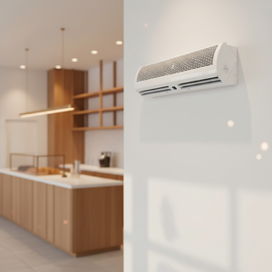 Cortina de Aire para Entrada de Hotel o <span class=keywords><strong>Centro</strong></span> <span class=keywords><strong>Comercial</strong></span>, 220V, con un Año de Garantía - Product Image 1