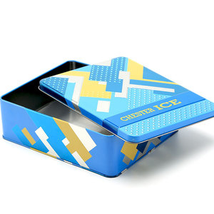 OEM personalizado <span class=keywords><strong>Rectangular</strong></span> galleta lata embalaje caramelo lata embalaje hecho a mano galletas lata redonda - Product Image 1