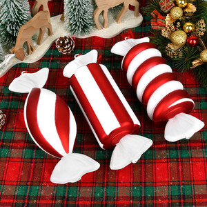 Adorno Colgante de PVC Galvanizado de 32CM de Alta Calidad para Árbol de Navidad, Decoración para Bodas y Navidad, Proveedor - Product Image 4