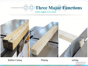 Machine à raboter et à dégauchir combinée multifonctionnelle MP310A pour le travail du bois de bureau - Product Image 5