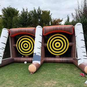 Jeu <span class=keywords><strong>de</strong></span> lancer <span class=keywords><strong>de</strong></span> hache gonflable interactif d'extérieur pour festivals et carnavals, avec 6 haches - Product Image 3