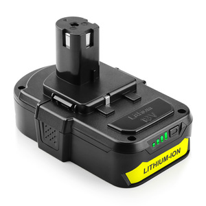 Paquete de baterías de litio Victpower 18V-6.0Ah para herramientas eléctricas RYO-BI con indicador de nivel de carga; Cargador de alto rendimiento original. - Product Image 1