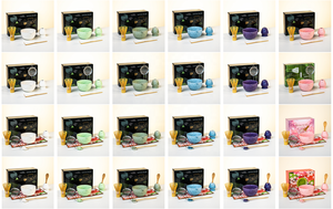 Nuevo Juego de Matcha de Porcelana Estilo Japandi Ecológico de Grado Alimenticio con Diseño de Flor de Cerezo Japonés, Tazón de Matcha de Cerámica Premium - Product Image 6
