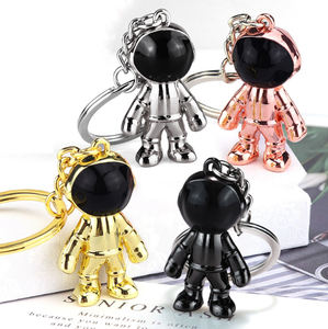 Aksesori Hadiah Musim Awal Mode Gantungan Kunci Astronot Logo Kustom Spaceman <span class=keywords><strong>Pilot</strong></span> untuk Grosir - Product Image 4