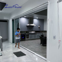 Porte coulissante en verre aluminium Porte coulissante en plexiglas avec norme AS2047