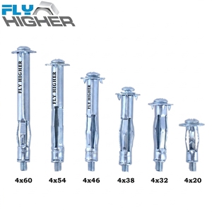Anclaje de Acero de Alta Calidad para Placas de Yeso, Tornillo de Fijación para Paredes Huecas, Anclaje para Paredes Huecas con Recubrimiento de Zinc, Rosca M4, Diámetro 10 - Product Image 4