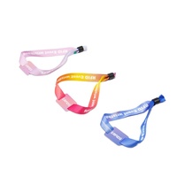 Pulsera desechable poliéster pulsera NXP NTAG213 NTAG 215 NFC carrera evento pulsera ajustable