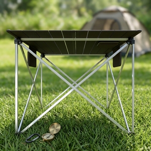 Tavolo <span class=keywords><strong>da</strong></span> campeggio portatile <span class=keywords><strong>da</strong></span> spiaggia pieghevole in alluminio ultraleggero con borsa per il trasporto per la cucina all'aperto campo Picnic <span class=keywords><strong>da</strong></span> viaggio in barca - Product Image 3