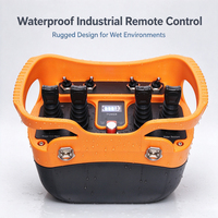 Kit de télécommande hydraulique sans fil LCC 4 Joystick, système de télécommande radio industrielle pour la rénovation de grue montée sur camion