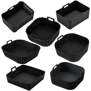 Juego de <span class=keywords><strong>Accesorios</strong></span> de Silicona para <span class=keywords><strong>Freidora</strong></span> de Aire, Reutilizables, Antiadherentes, con Pinzas, Guantes, Cepillo, Kit de Herramientas para Cocina y Repostería - Product Image 1
