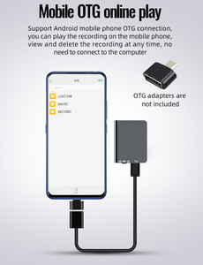 เครื่องบันทึกเสียงดิจิตอลขนาดเล็กแบบพกพา 8GB USB WAV พร้อมระบบตัดเสียงรบกวน HD สำหรับการบรรยาย การประชุม ชั้นเรียน การสัมภาษณ์ Q61 - Product Image 2