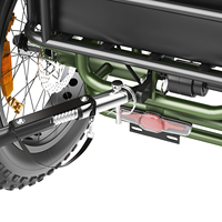 Entrepôt de l'UE Hidoes ET1 Ebike Cargo Trailer Outdoor Bicycle Cargo Bike Tent Trailer Bicycle Cargo Trailer