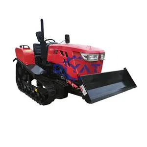 discount price paddy and dry land farm crawler tractor agriculture 50hp tractor loader