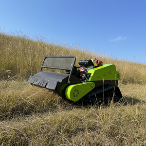 Industrial Grade Remote Control Crawler Lawn Mower Engine with Flat Blade <b>for</b> Farmland and Orchard Use - Product Image 1