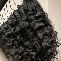 Lot de Cheveux Vierge 100% à Cuticules Intactes, Ondulés Naturels, Non Traités, Grade Remy, Cheveux Cambodgiens Pré-Collés, Double Trame Faite à la Machine