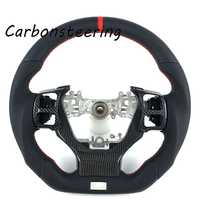 Accessoires pour Lexus, volant en cuir personnalisé pour Lexus IS250 IS300 IS350 F-Sport JDM, fond plat, modifications intérieures, amélioration
