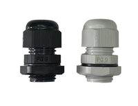 CHAER Presse-étoupe en nylon PA6 étanche IP68 Connecteur de câble en plastique |   Fil Pg / m |   pour armoires électriques et boîtes de jonction