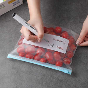 Bolsas para Almacenamiento de Alimentos con Cierre de Cremallera, Rectangulares, para Congelador, 40-60 Piezas, Uso Doméstico - Product Image 4