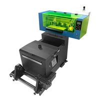 PET Film DIY A3 33Cm Transfer Panas Printer Dtg untuk T-shirt Bubuk Goyang Semua Dalam Satu Dtf Printer Kaus Mesin Cetak