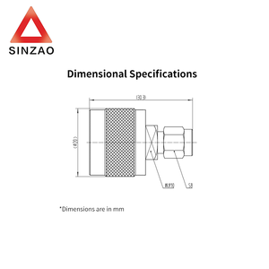Sinzao <span class=keywords><strong>N</strong></span> nam để <span class=keywords><strong>SMA</strong></span> nam RF Coaxial Adapter DC-11GHz 50 Trở kháng 1.25 VSWR vi sóng thành phầ<span class=keywords><strong>n</strong></span> - Product Image 6