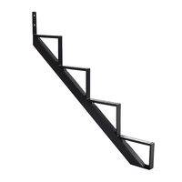 Celia Float Métal Aluminium Escalier Cadre Aluminium Echelle 4 Marches