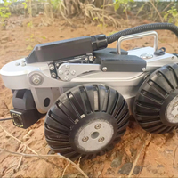 Robot d'inspection de canalisations DN150MM 4K 600M durable, caméra de drainage CCTV, caméra rotative à double objectif, IP68, télécommande pour égouts