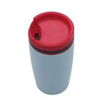 Mug à café isotherme en acier inoxydable 304 de 450 ml avec couvercle, couleur personnalisée, tasse de voyage portable pour la maison, le bureau et l'usage quotidien