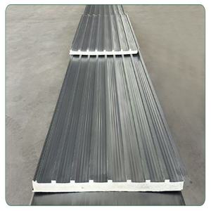 <span class=keywords><strong>Paneles</strong></span> de techo sándwich de PU de acero galvanizado, <span class=keywords><strong>paneles</strong></span> de pared de Metal Industrial <span class=keywords><strong>aislantes</strong></span> térmicos ligeros, Material de construcción ecológico - Product Image 5