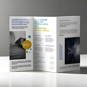 Folletos de negocios con impresión de menús - Product Image 2