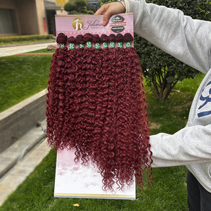 Julianna Mềm Chịu Nhiệt Protein Sinh Học Hữu Cơ Sợi 9 <span class=keywords><strong>Pcs</strong></span> Gói Thiết Lập Thẳng Tóc Xoăn Dệt Tóc Tổng Hợp Bó Phần Mở Rộng - Product Image 1