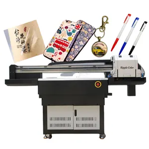 uv dtf printer 60 cm ripple color flatbed uv 6090 printer for aluminium sheet