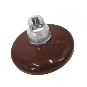 ANSI 52-6 disco di Porcellana sospensione Isolante 111kn isolante di ceramica isolante per 66kv in testa linea di trasmissione