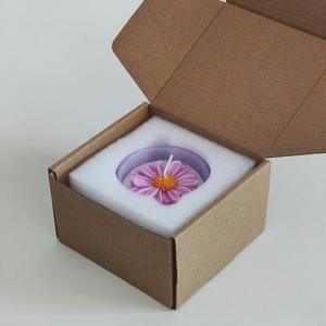 Ensemble cadeau premium de bougies en cire de soja parfumées écologiques en forme de petite marguerite colorée pour fête et mariage - Product Image 4