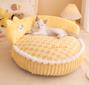 Bear Kitten Shape Abnehmbare Tiers treu bettwäsche Umwelt freundliches warmes Bett für Katzen und Hunde Maschinen wasch bar mit Tier muster - Product Image 5