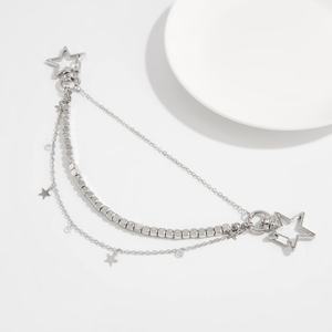 Llavero con Colgante de Estrella de Cinco Puntas Multicapa Estilo Hip Hop, Unisex, para Uso Diario, Cadena para Cartera, Decoración para Jeans, Joyería de Moda, Regalo - Product Image 6