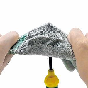 13 Gauge Antiestático Poliéster Knit Poliuretano Mergulhado Fibra De Carbono ESD <span class=keywords><strong>Top</strong></span> Dedo Mão Braço Proteção Luvas de Trabalho - Product Image 3