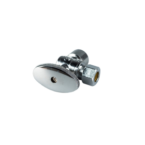 C X O.D. Q-TURN ANGLE SUPPLY STOP 1/2"C*1/4"OD Conector angular de latón para el mercado estadounidense - Product Image 4