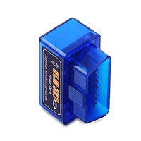 Herramienta de Diagnóstico Automotriz Elm327, Lector de Códigos OBD2 Azul V2.1 (Placa Única)