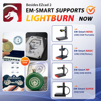 Máquina de Marcado Láser de Fibra EM Smart EM-Smart Lightburn EZcad con Sistema Operativo Mac OS y Windows