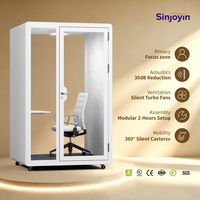 Cabine Acoustique de Bureau pour Réunions Téléphoniques, Système de Conférence, Réduction du Bruit, Cabine Insonorisée pour Bureau, Cabine Téléphonique à Vendre