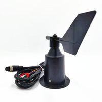 Medidor de dirección del viento de alta precisión con salida RS485 4-20mA 0-5V 0-10V, Wifi, 4G, Lora, Lorawan, anti UV, material ASA