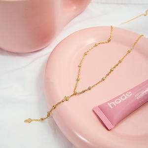 สร้อยคอคริสเตียนแบบมีจี้หลายชิ้น รุ่นใหม่ปี 2026 ชุบทอง 18k PVD บนสแตนเลสสตีล ไม่หมอง สร้อยคอจี้รูปกางเขนแบบเรียบหรู - Product Image 3