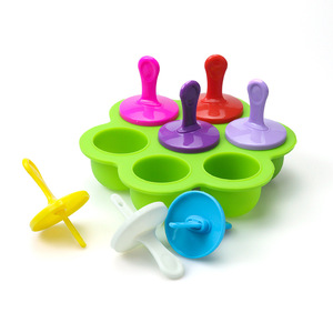 Moldes de silicona para helados, 6 cavidades, moldes coloridos para paletas, fáciles de desmoldar, aptos para lavavajillas, para uso doméstico. - Product Image 5